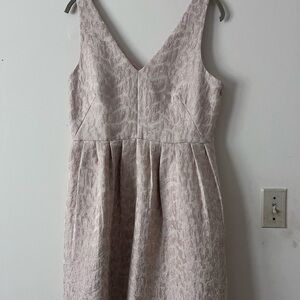 Elegant Cream Sleeveless Dress